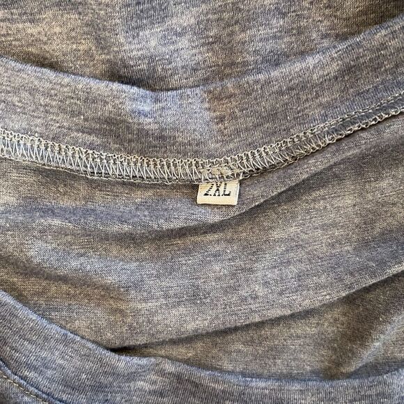 Simple tee Cuffed blue tunic tee size 2XL - Picture 9 of 10